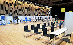 就活イベントの会場の様子